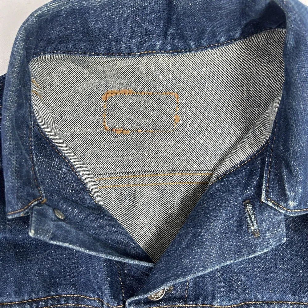 RARE Levi's White Tab 'Big E' Type 3 Vintage 60's/70's Denim Trucker Jean Jacket - Picture 9 of 15